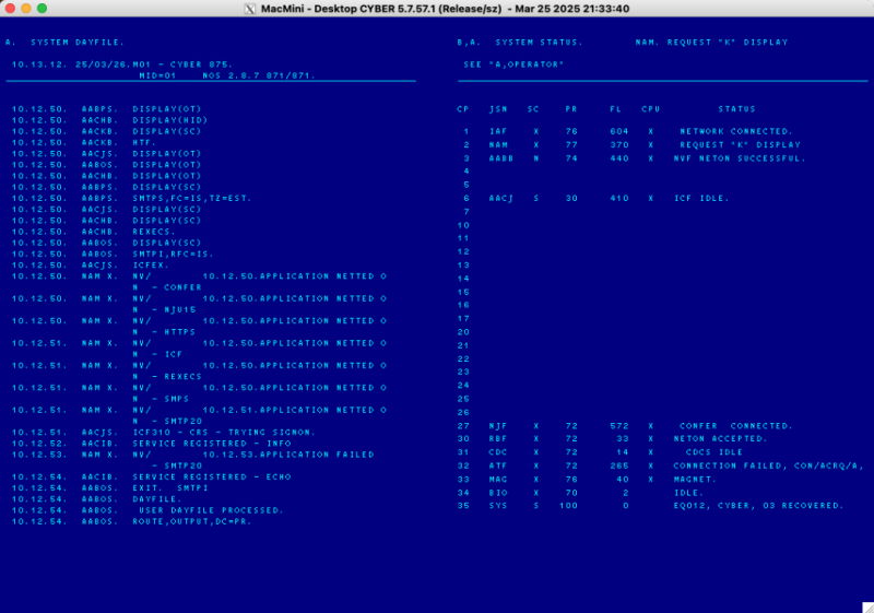 NOS Console (Pre-CYBIS)