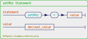 +%22setMhz+Statement%22+%7B+statement+%3D+%22setMhz%22+%22%3D%22+value+.+value+%3D+decimal_value+.+%7D